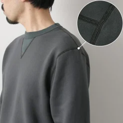 BARNS Sweatshirts^/ Cozun Gusset Crew Neck Sweatshirt