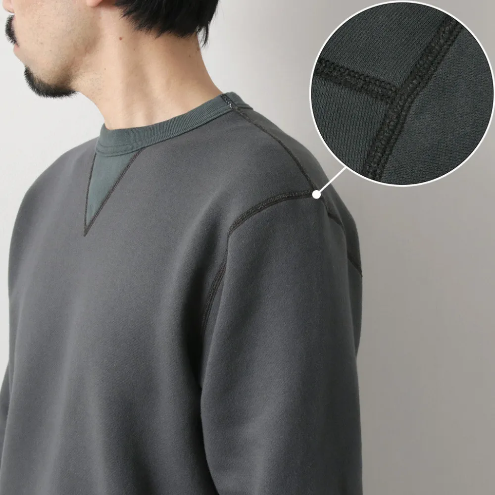 BARNS Sweatshirts^/ Cozun Gusset Crew Neck Sweatshirt