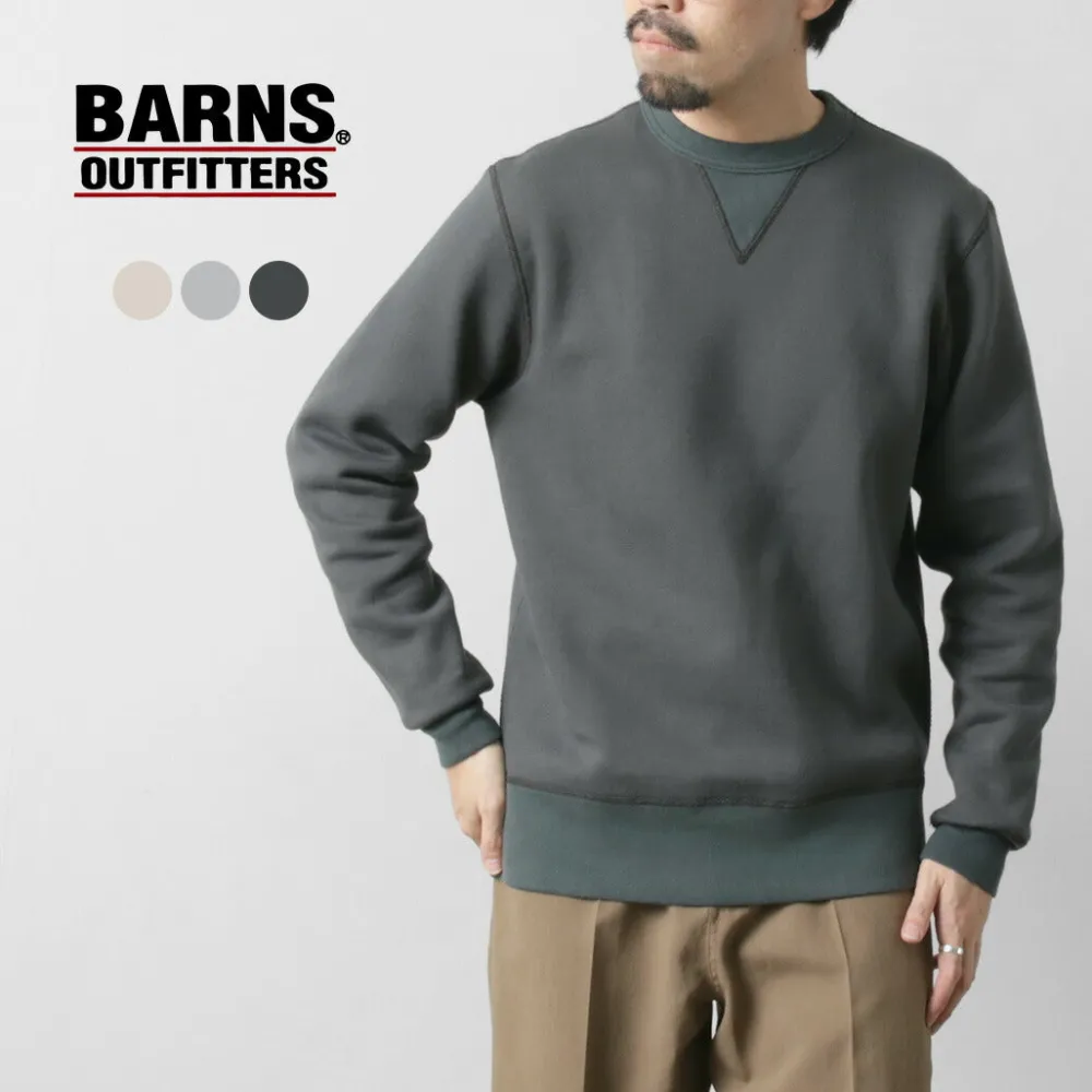 BARNS Sweatshirts^/ Cozun Gusset Crew Neck Sweatshirt