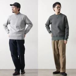 BARNS Sweatshirts^/ Cozun Gusset Crew Neck Sweatshirt
