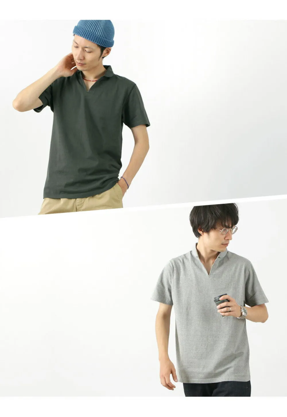 BARNS T-Shirts^/ Cozun Knit Vintage Skipper Polo Shirt