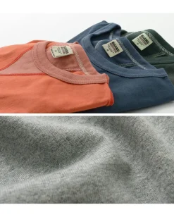 BARNS T-Shirts^/ Cozun knitted vintage gusset short sleeve crew neck T-shirt