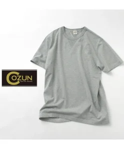 BARNS T-Shirts^/ Cozun knitted vintage gusset short sleeve crew neck T-shirt
