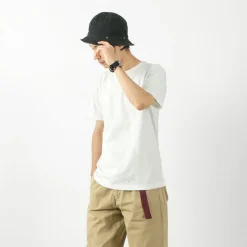 BARNS T-Shirts^/ Cozun knitted vintage gusset short sleeve crew neck T-shirt