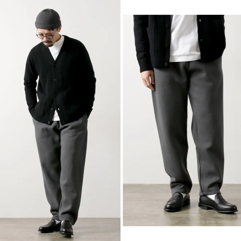 BARNS Trousers^/ Cozun Wide Tapered Pants