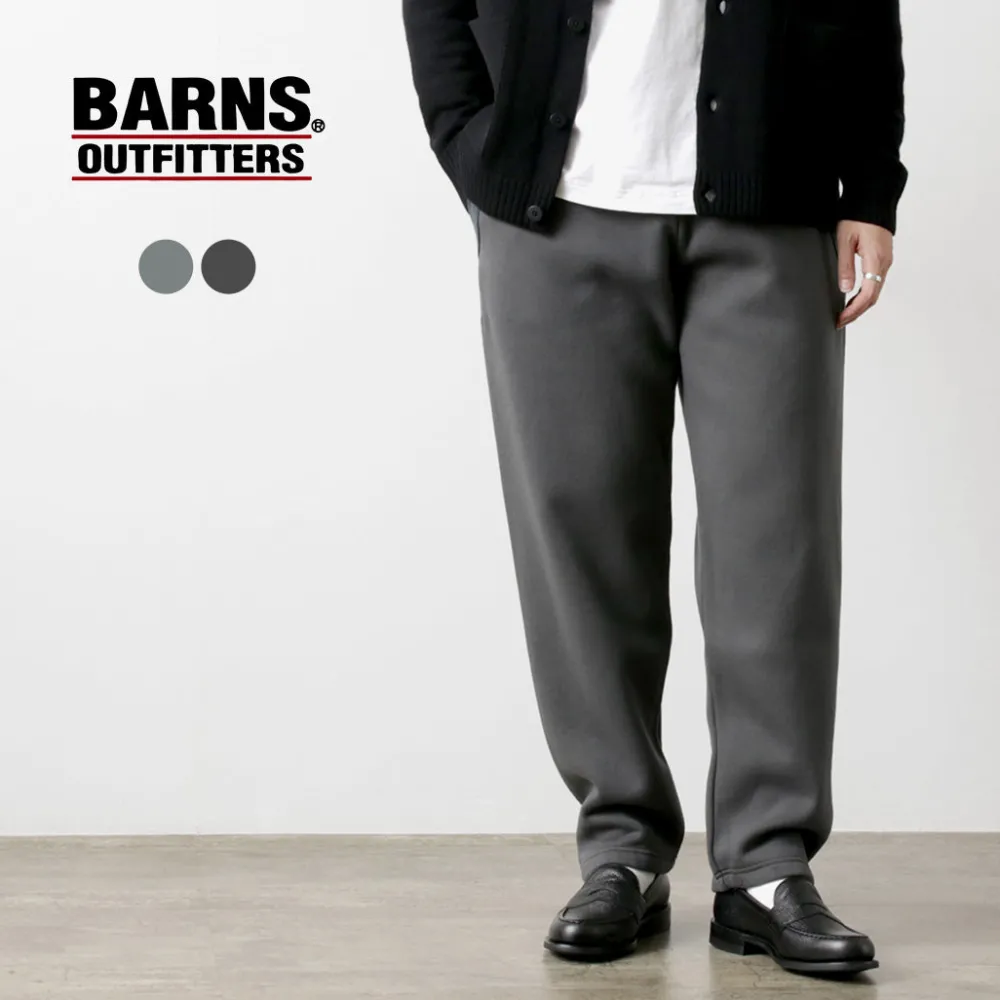 BARNS Trousers^/ Cozun Wide Tapered Pants