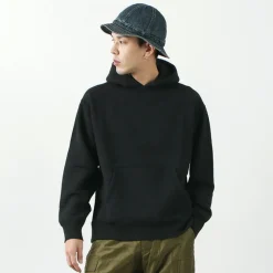 BARNS Sweatshirts^/ Hanging Knit Wide Hoodie