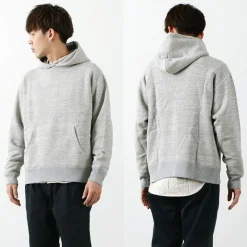 BARNS Sweatshirts^/ Hanging Knit Wide Hoodie