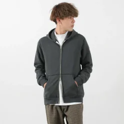 BARNS Sweatshirts^/ Hanging Knits Zip Parka Sweat