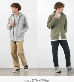 BARNS Sweatshirts^/ Hanging Knits Zip Parka Sweat