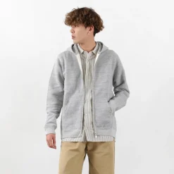 BARNS Sweatshirts^/ Hanging Knits Zip Parka Sweat