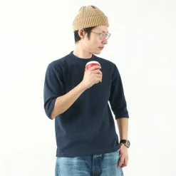 BARNS T-Shirts^/ Heavy spun milled fabric 6.5/10 sleeve T-shirt