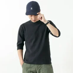 BARNS T-Shirts^/ Heavy spun milled fabric 6.5/10 sleeve T-shirt