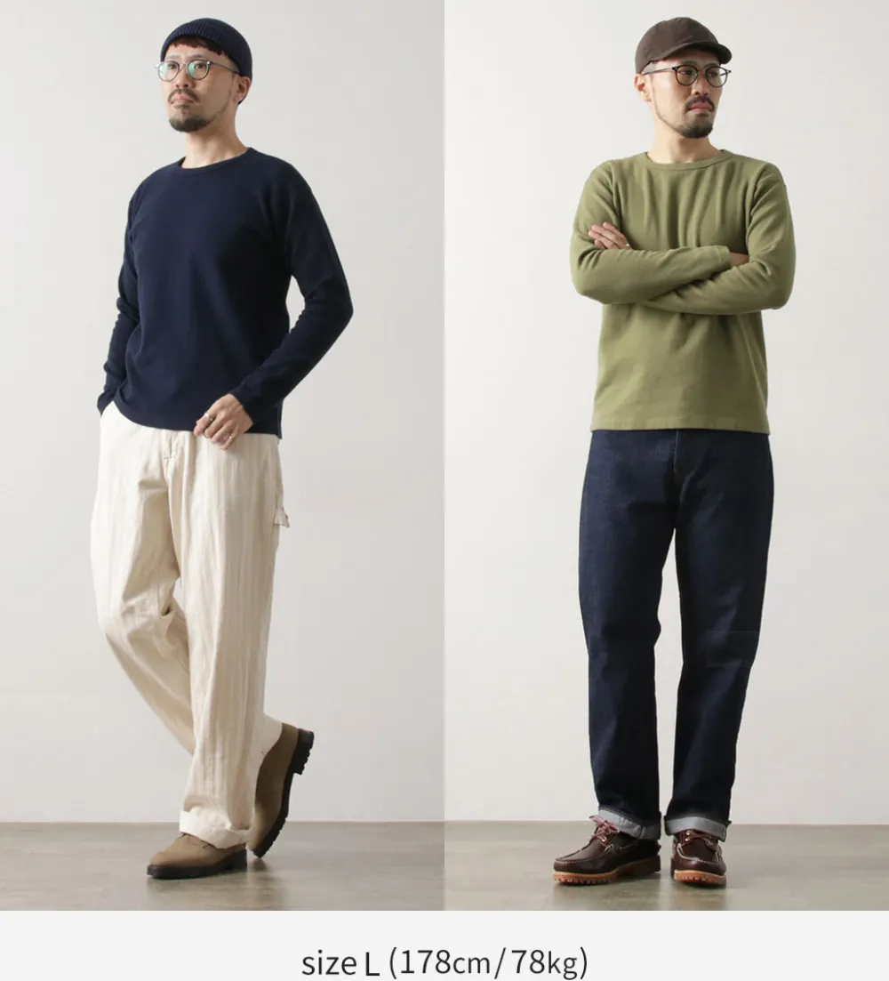 BARNS T-Shirts^/ Heavy Spun Milled Fabric Long Sleeve T-Shirt
