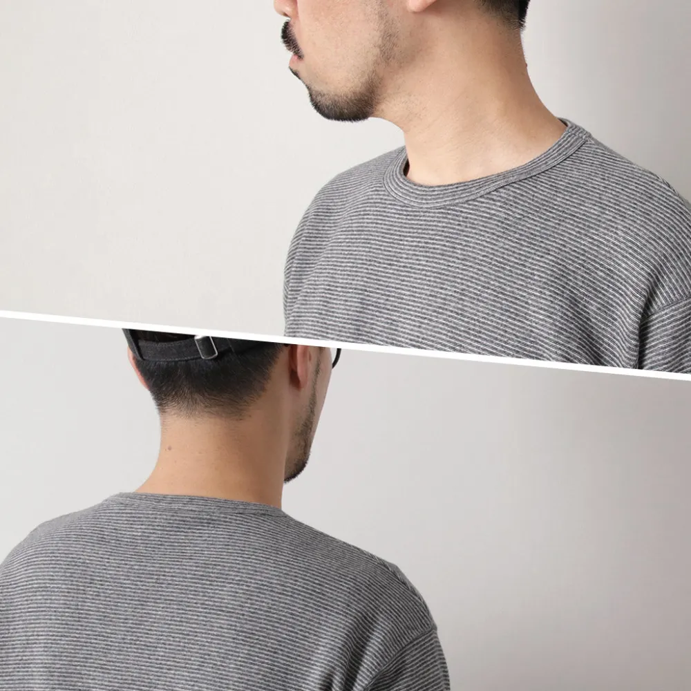 BARNS T-Shirts^/ Heavy Spun Milled Fabric Long Sleeve T-Shirt