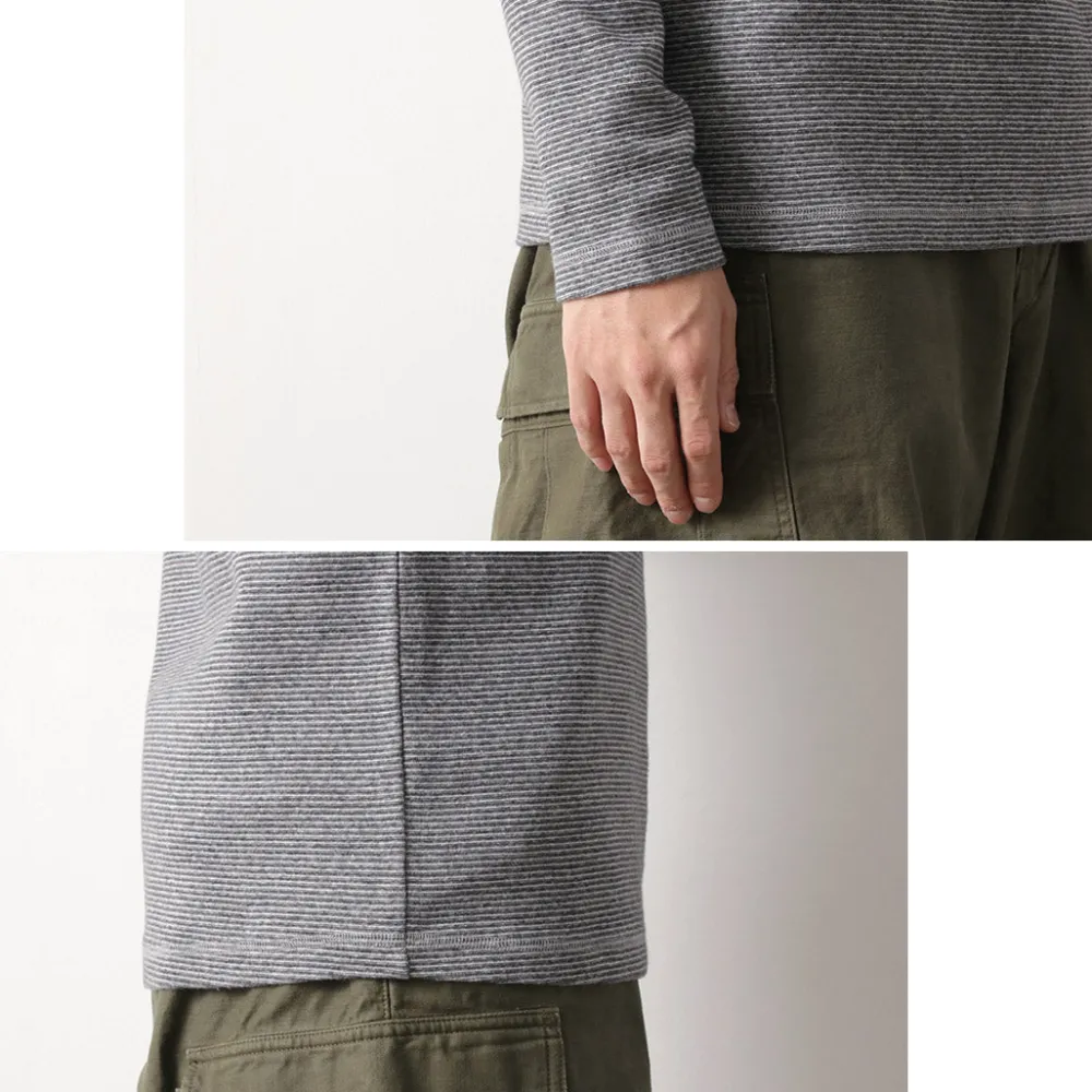 BARNS T-Shirts^/ Heavy Spun Milled Fabric Long Sleeve T-Shirt