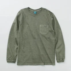 BARNS T-Shirts^/ Heavy Spun Milled Fabric Long Sleeve T-Shirt