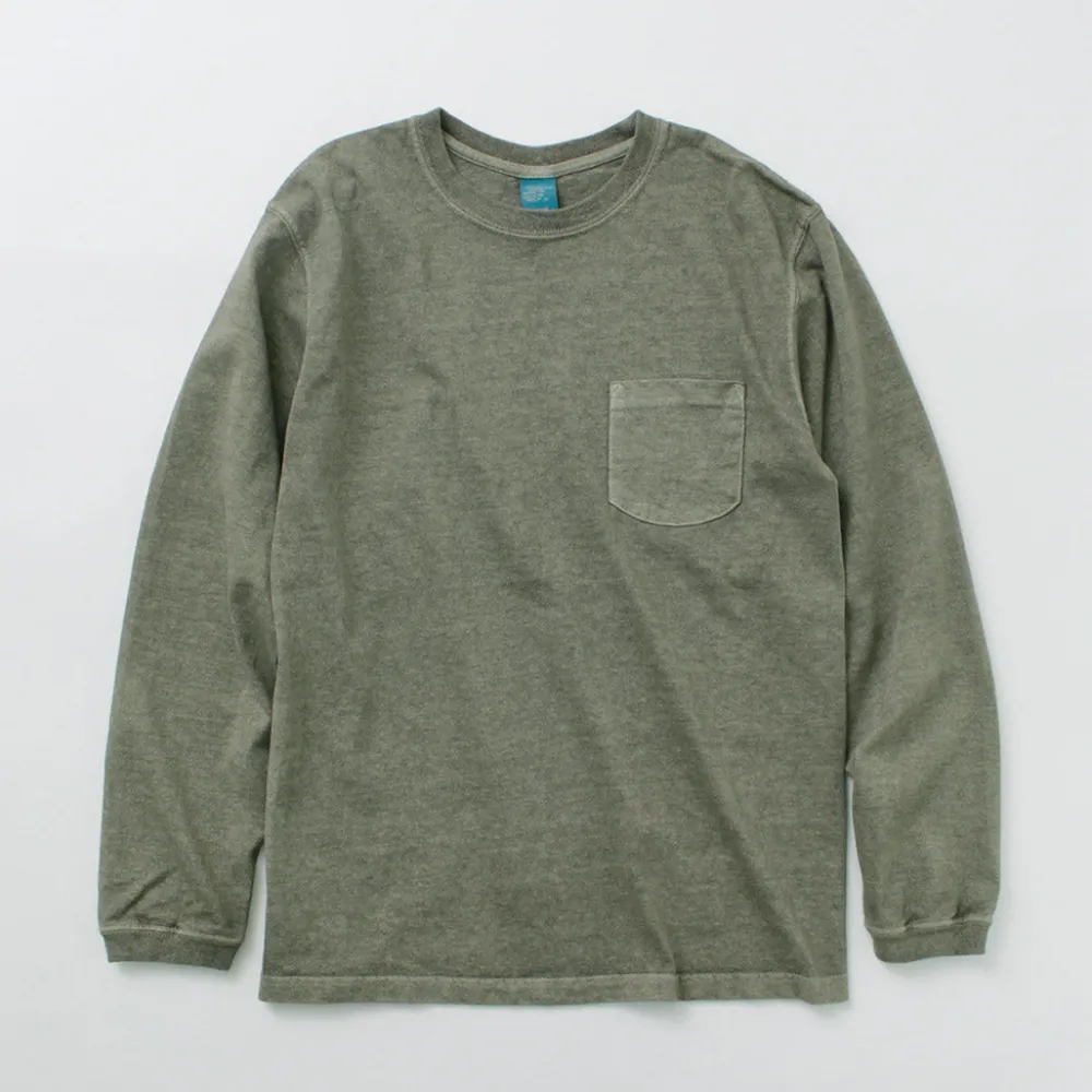 BARNS T-Shirts^/ Heavy Spun Milled Fabric Long Sleeve T-Shirt