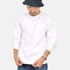 BARNS T-Shirts^/ Heavy Spun Milled Fabric Long Sleeve T-Shirt