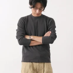 BARNS T-Shirts^/ Heavy Spun Milled Fabric Long Sleeve T-Shirt