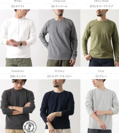 BARNS T-Shirts^/ Heavy Spun Milled Fabric Long Sleeve T-Shirt