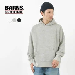 BARNS Sweatshirts^/ Loopwheel wide pull sweatshirt