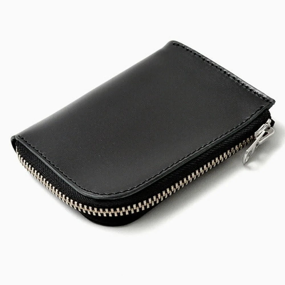 BARNS Wallets^/ L-shaped zipper mini wallet