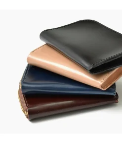 BARNS Wallets^/ L-shaped zipper mini wallet