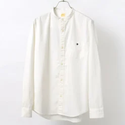BARNS Shirts^/ Ox Band Collar Shirt