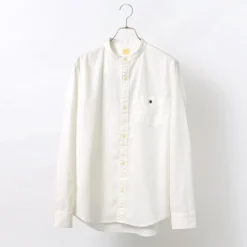 BARNS Shirts^/ Ox Band Collar Shirt