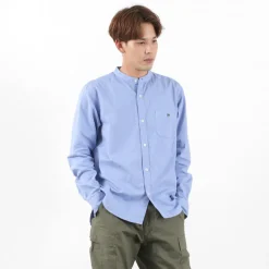 BARNS Shirts^/ Ox Band Collar Shirt