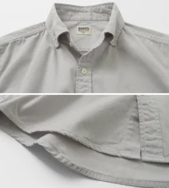 BARNS Shirts^/ Ox Long Sleeve Button Down Shirt