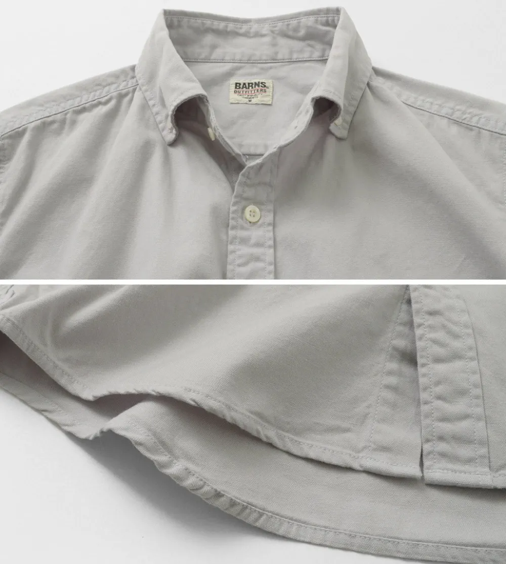 BARNS Shirts^/ Ox Long Sleeve Button Down Shirt