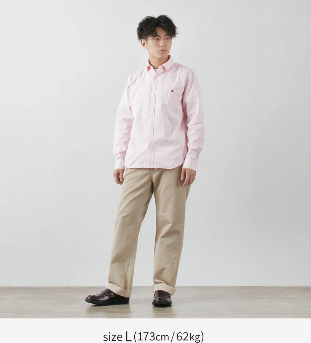 BARNS Shirts^/ Ox Long Sleeve Button Down Shirt