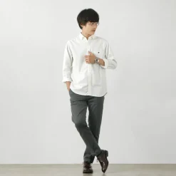 BARNS Shirts^/ Ox Long Sleeve Button Down Shirt