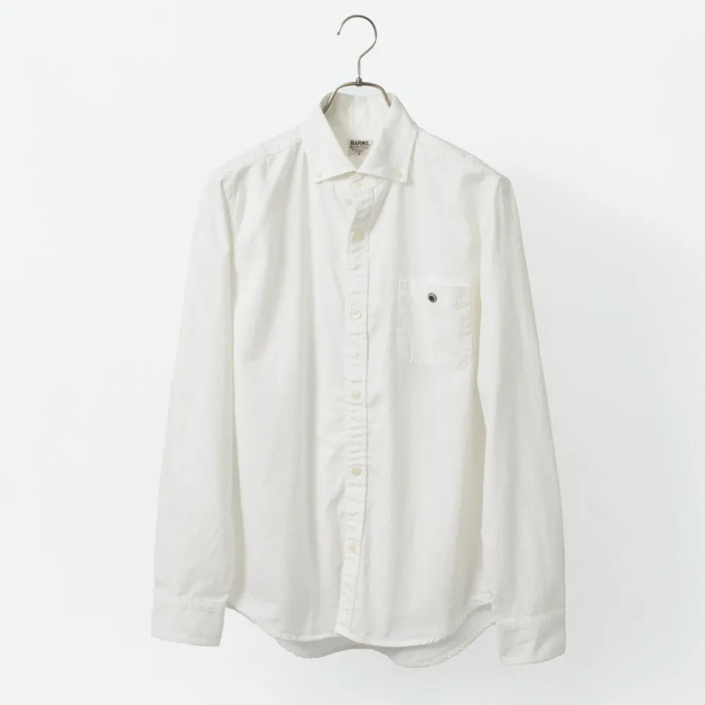 BARNS Shirts^/ Ox Long Sleeve Button Down Shirt