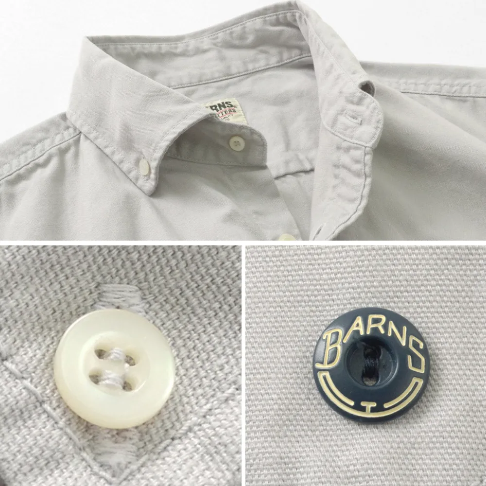 BARNS Shirts^/ Ox Long Sleeve Button Down Shirt