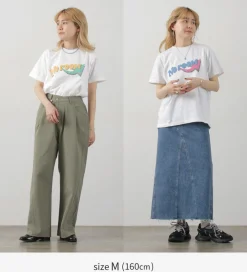 BARNS T-Shirts^/ RE:PRODUCTER Short Sleeve Printed T-Shirt