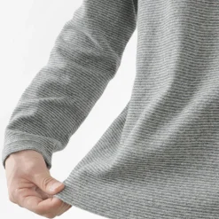 BARNS T-Shirts^/ Spun Milled Henley Neck Long Sleeve T-Shirt