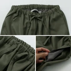 BASISBROEK Trousers^/ MOREMO Wide Pants High Count Flannel