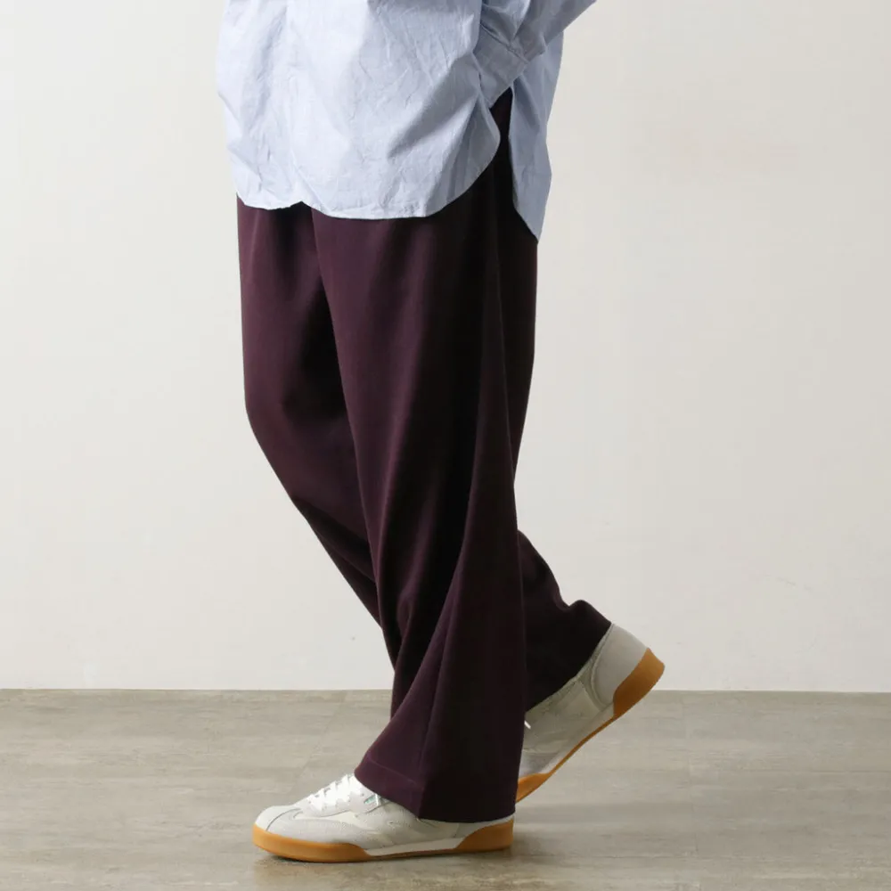 BASISBROEK Trousers^/ MOREMO Wide Pants High Count Flannel