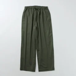 BASISBROEK Trousers^/ MOREMO Wide Pants High Count Flannel