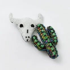 BEADED ACCESSORIES Other Goods^/ Beaded pin badge M