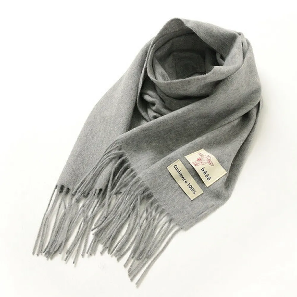 BEEE Scarfs^/ Solid cashmere scarf