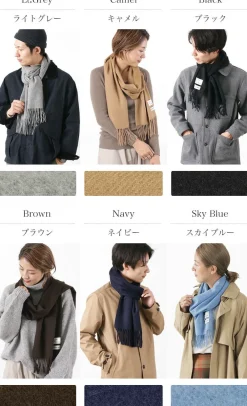 BEEE Scarfs^/ Solid cashmere scarf