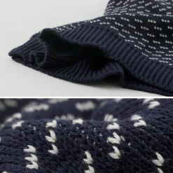 BINGHAMTON KNITTING COMPANY Knits^/ Birds Eye Crew Sweater