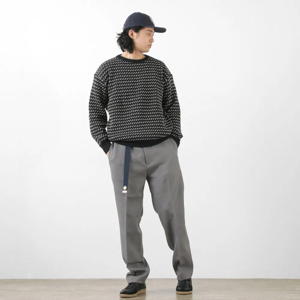 BINGHAMTON KNITTING COMPANY Knits^/ Birds Eye Crew Sweater