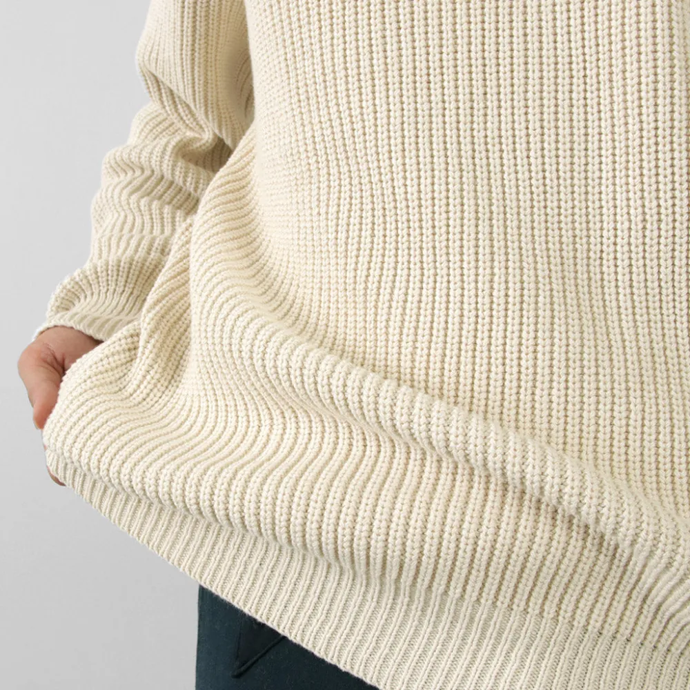 BINGHAMTON KNITTING COMPANY Knits^/ Shaker Crew Knit