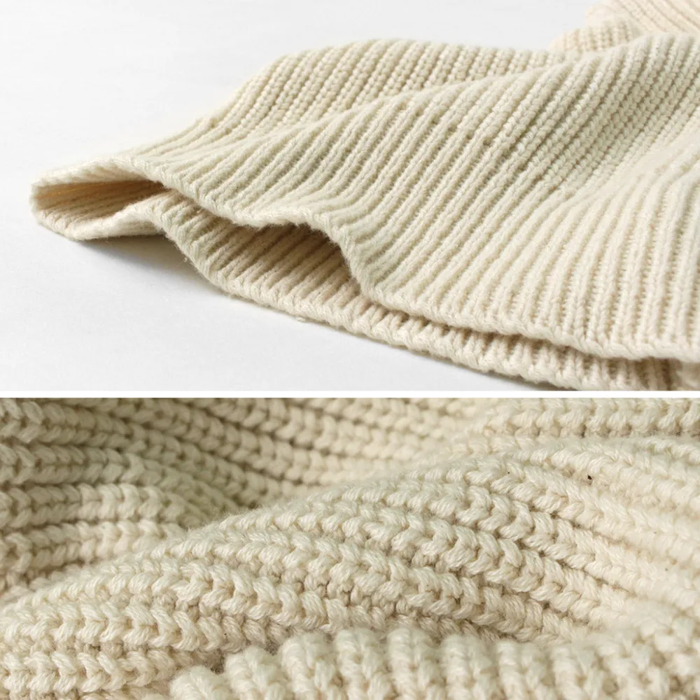 BINGHAMTON KNITTING COMPANY Knits^/ Shaker Crew Knit