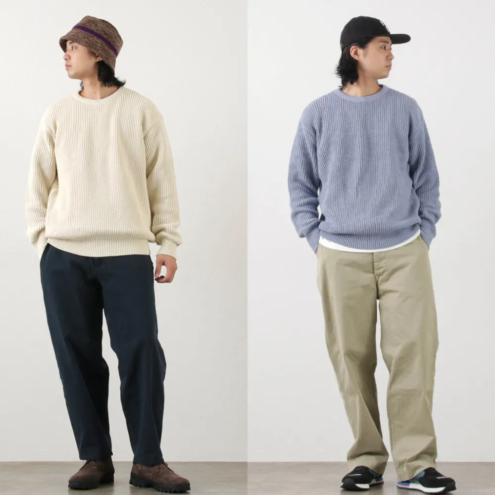 BINGHAMTON KNITTING COMPANY Knits^/ Shaker Crew Knit